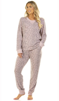 La Marquise Cloudknit  Lush Leopard Long Sleeve Pyjama